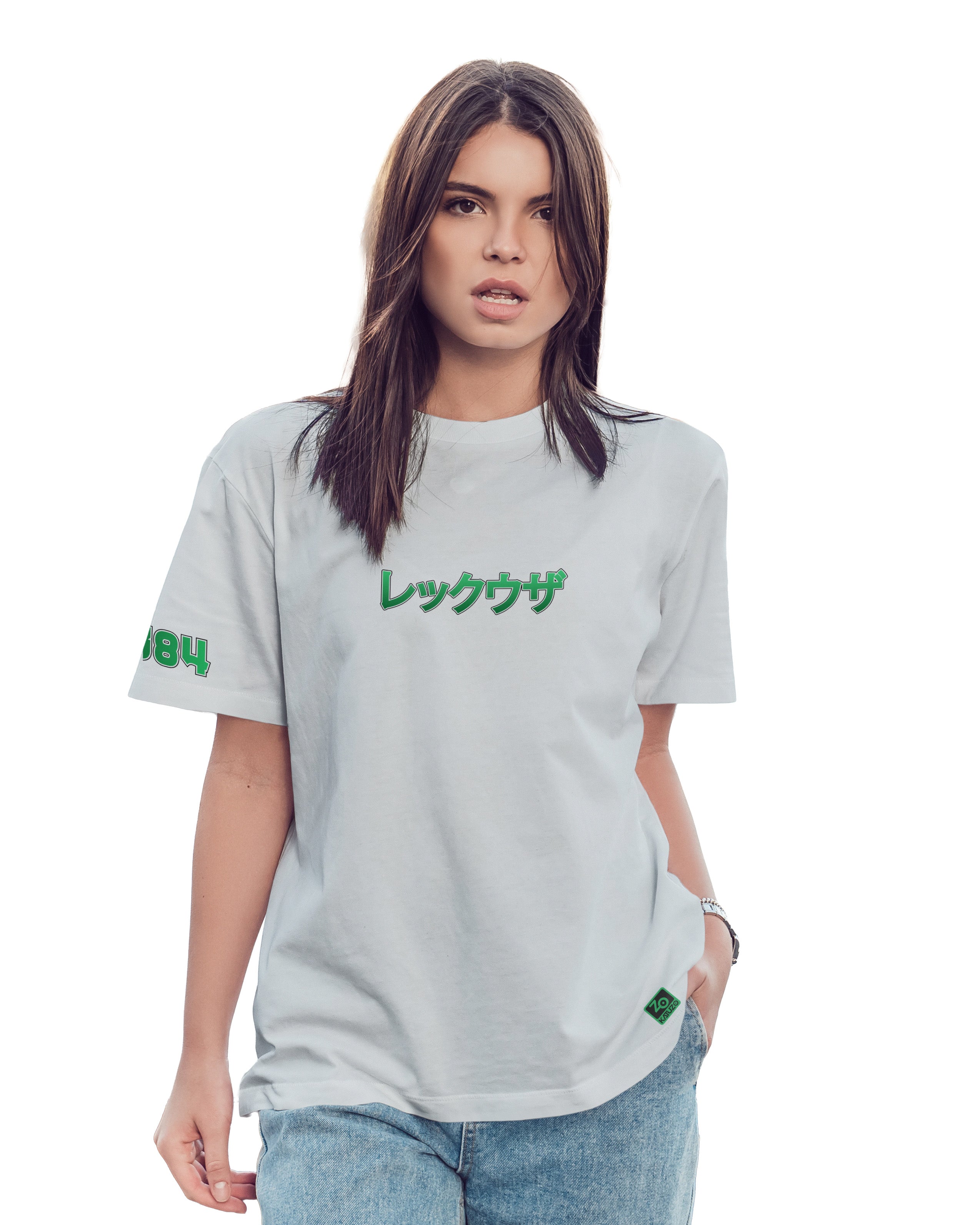 Rayquaza T-shirt Classic Unisex biała/czarna