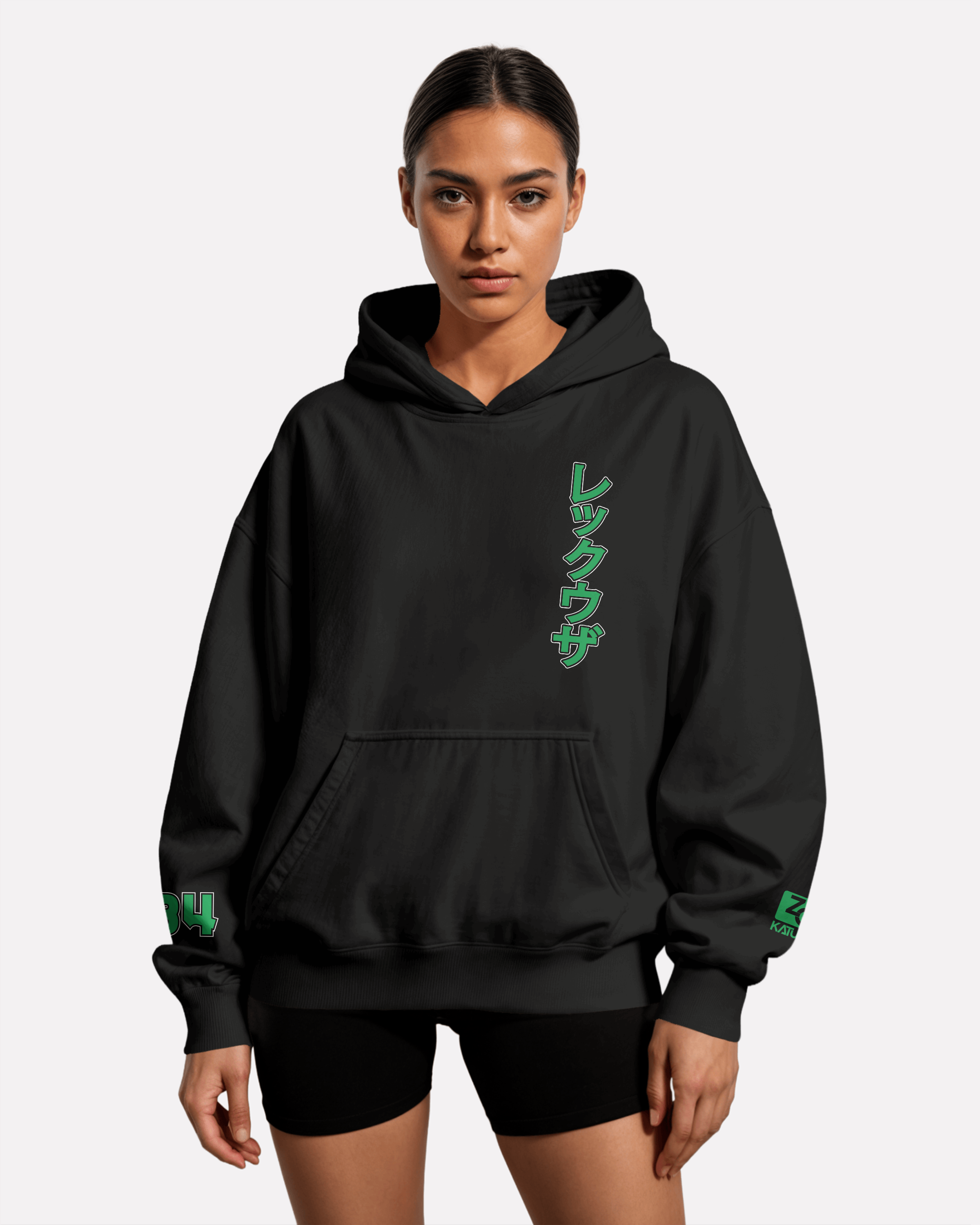 Rayquaza Bluza Oversize z kapturem 320g