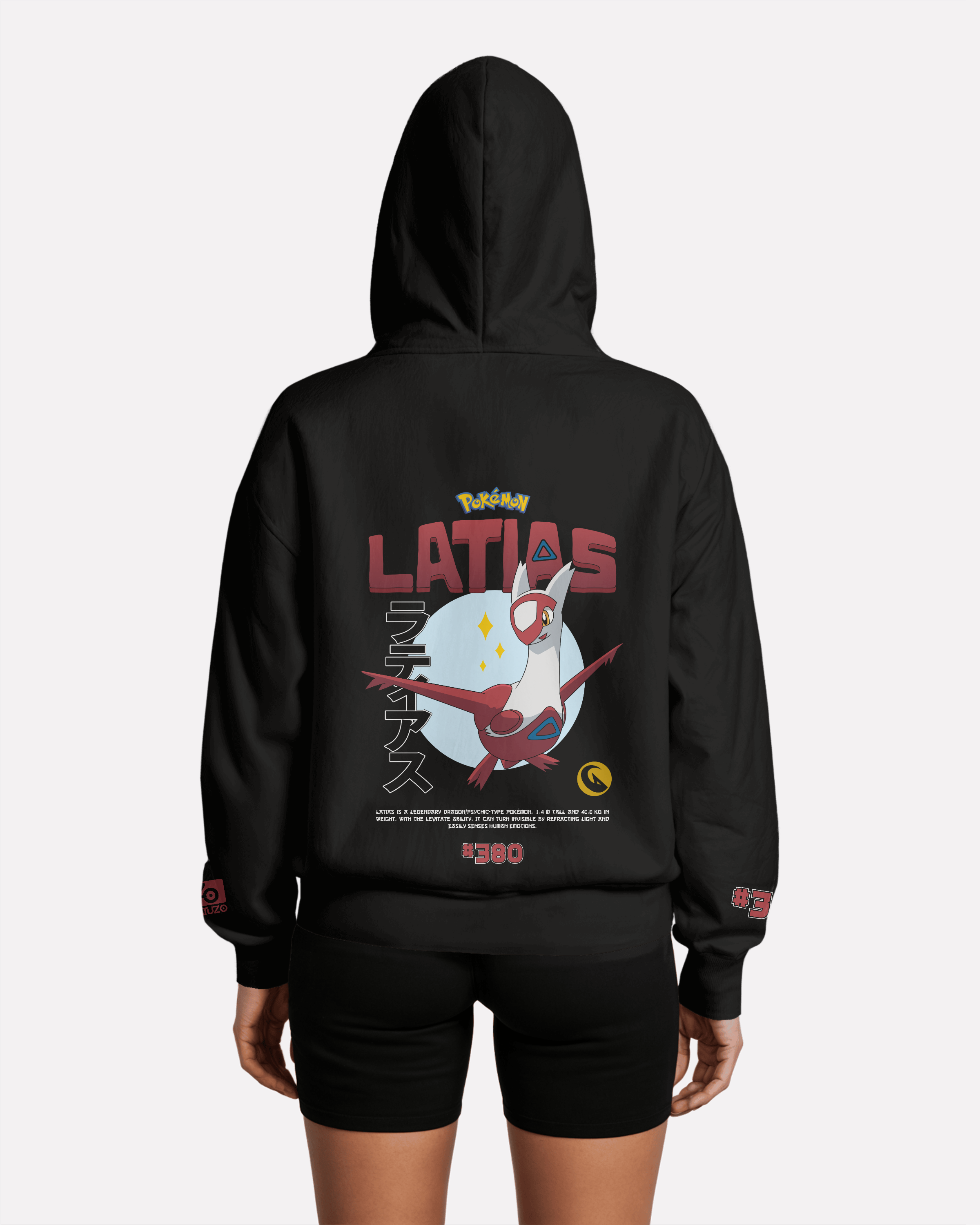 Latias Bluza Oversize z kapturem 320g
