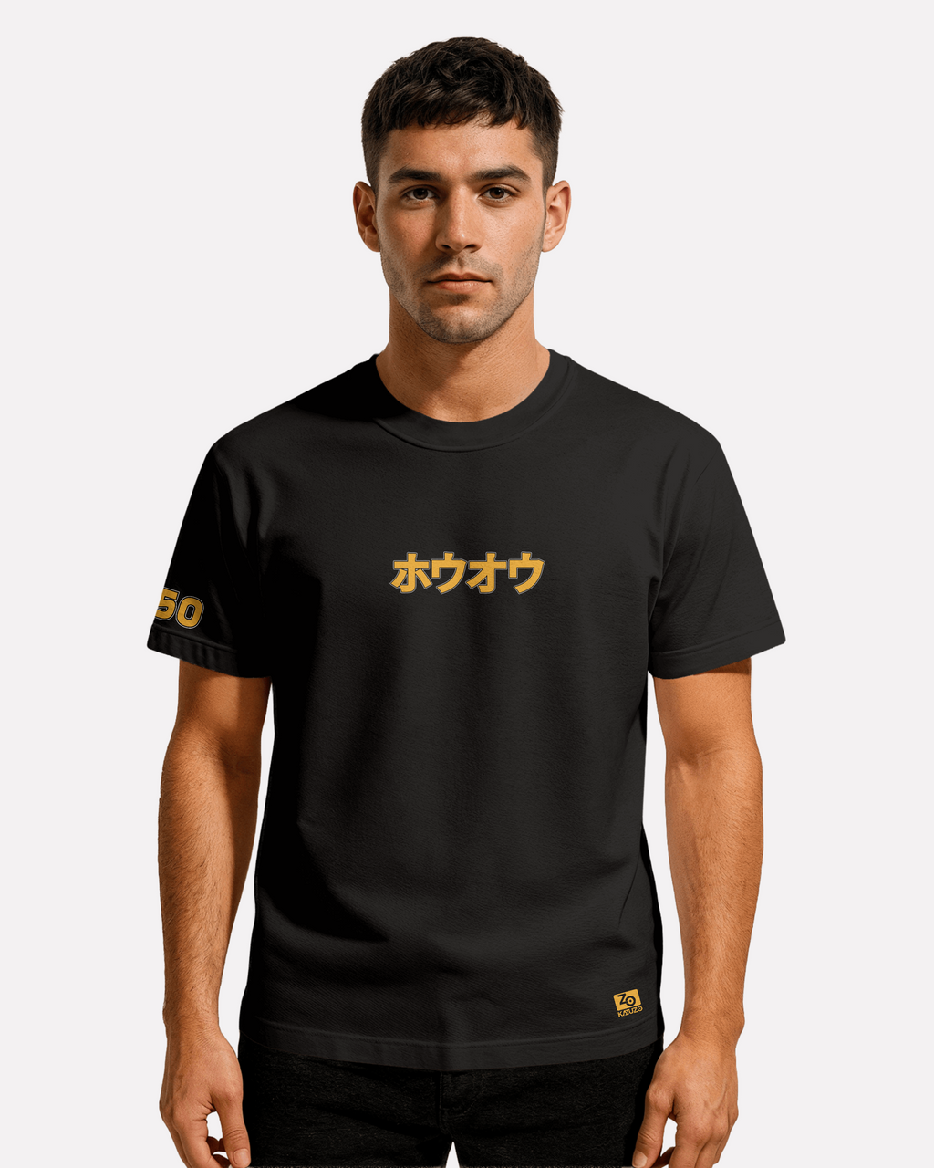 Ho-Oh T-shirt Classic Unisex biała/czarna