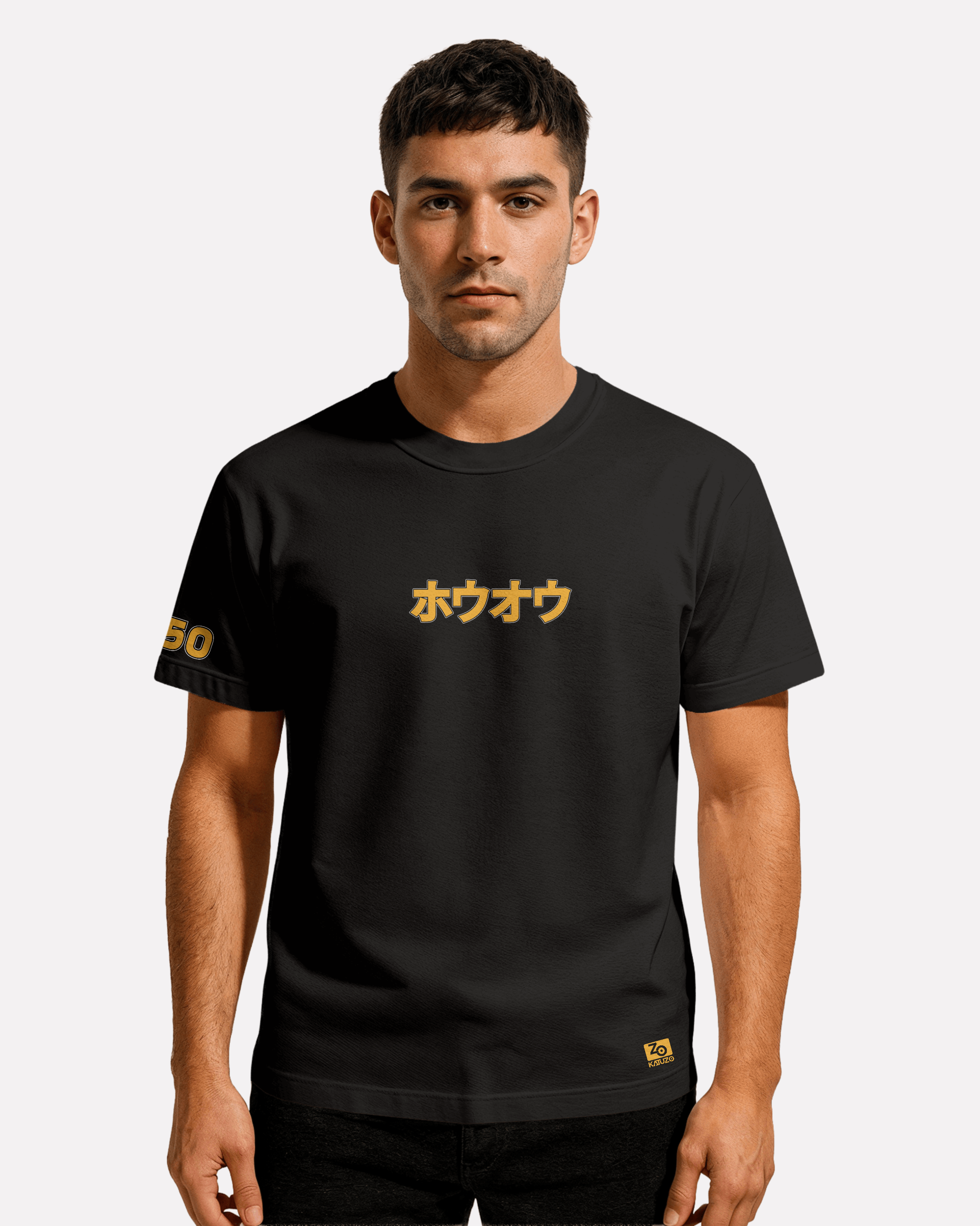 Ho-Oh T-shirt Classic Unisex biała/czarna