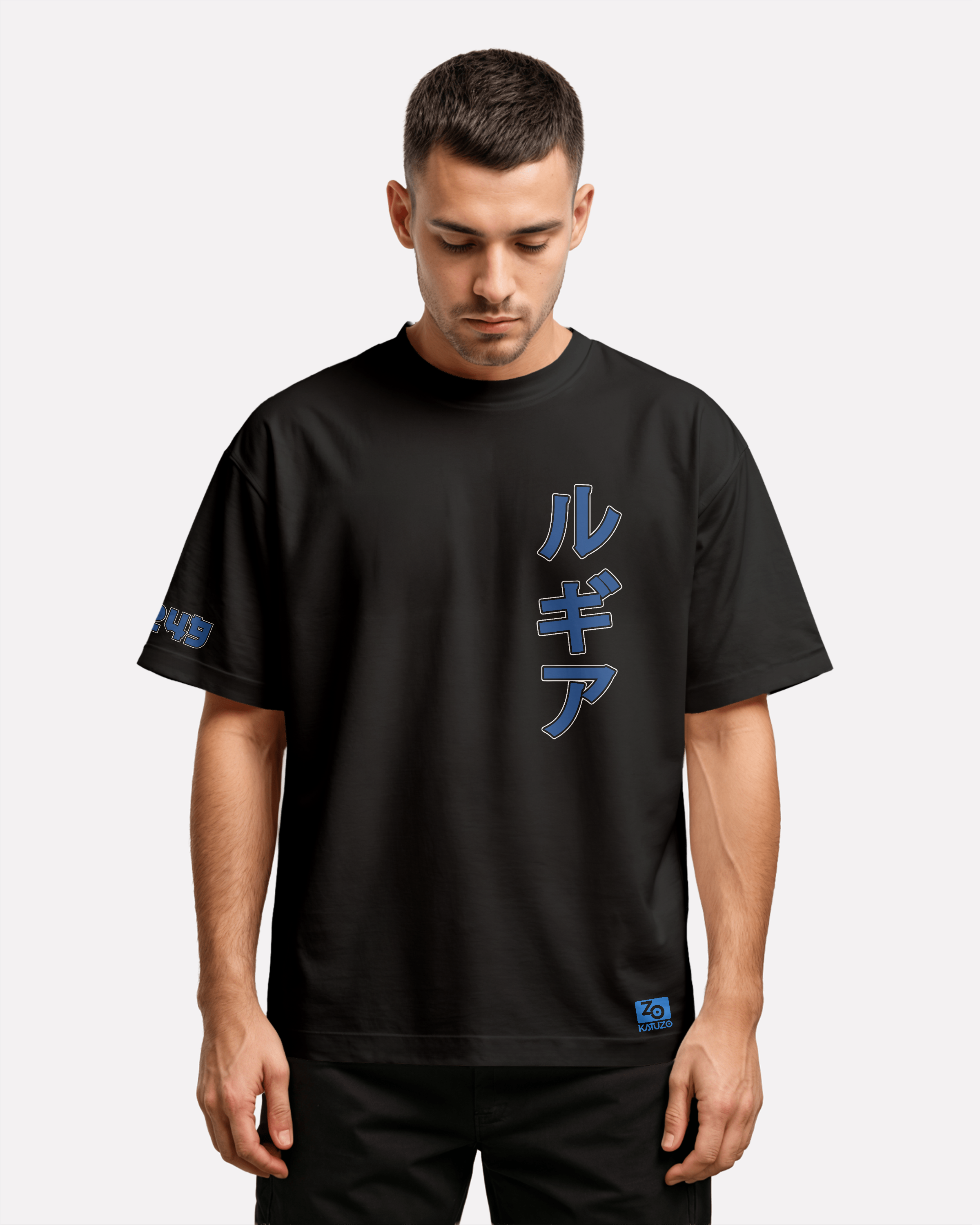 Lugia Oversize/Box T-shirt Unisex biała/czarna (Kopia)