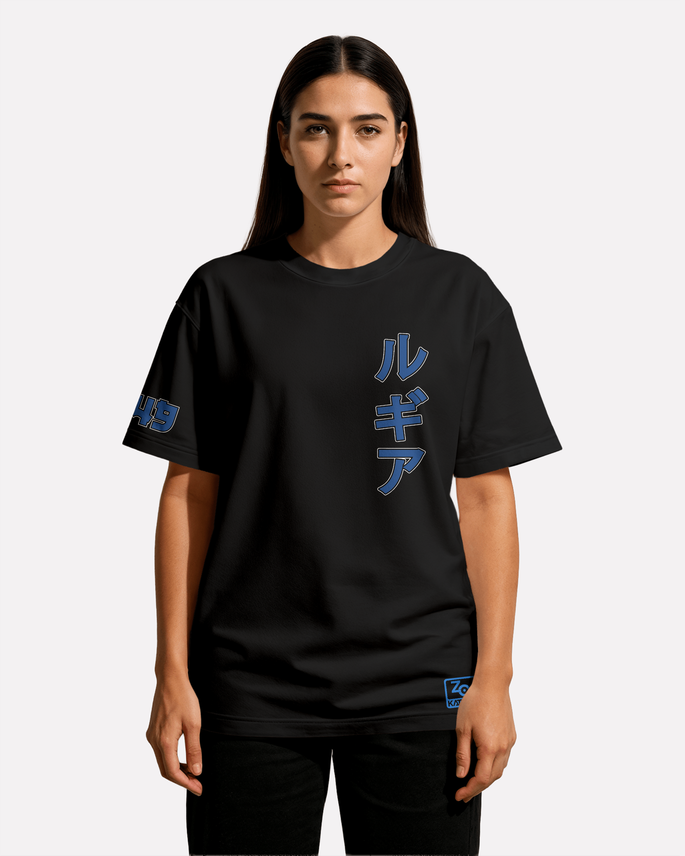 Lugia Oversize/Box T-shirt Unisex biała/czarna (Kopia)