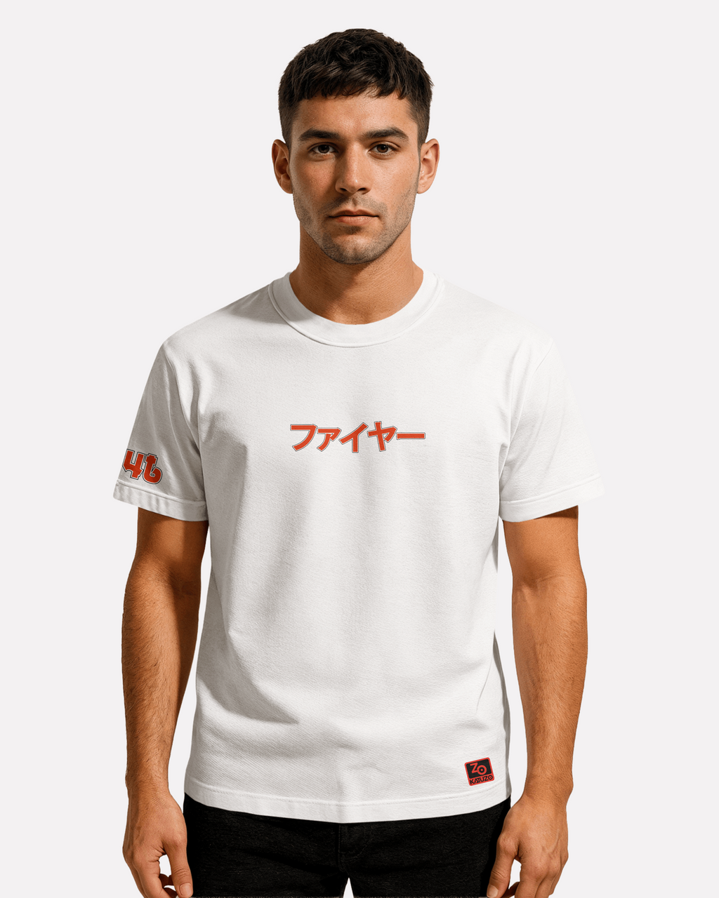Moltres T-shirt Classic Unisex biała/czarna