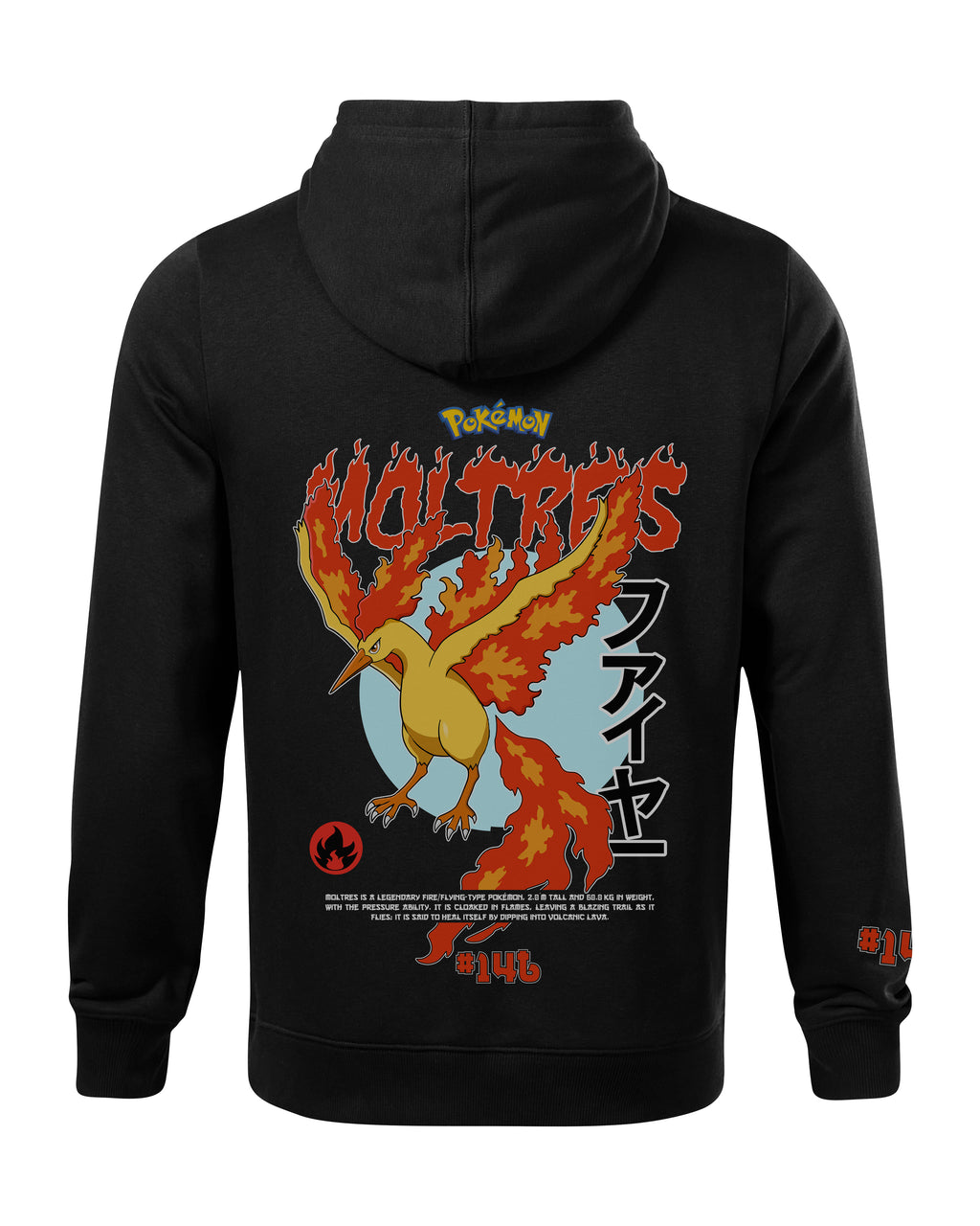 Moltres Bluza z kapturem 320g