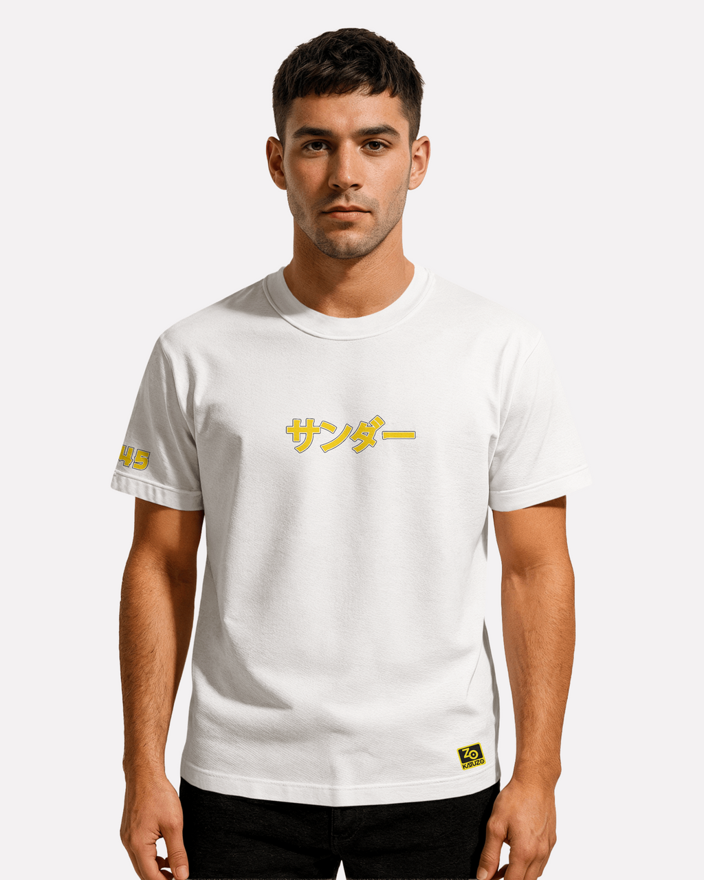 Zapdos T-shirt Classic Unisex biała/czarna
