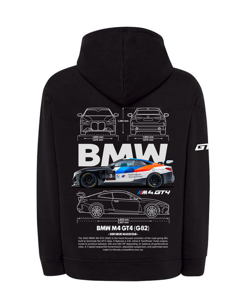 BMW M4 GT4 G82 Bluza z kapturem 320g