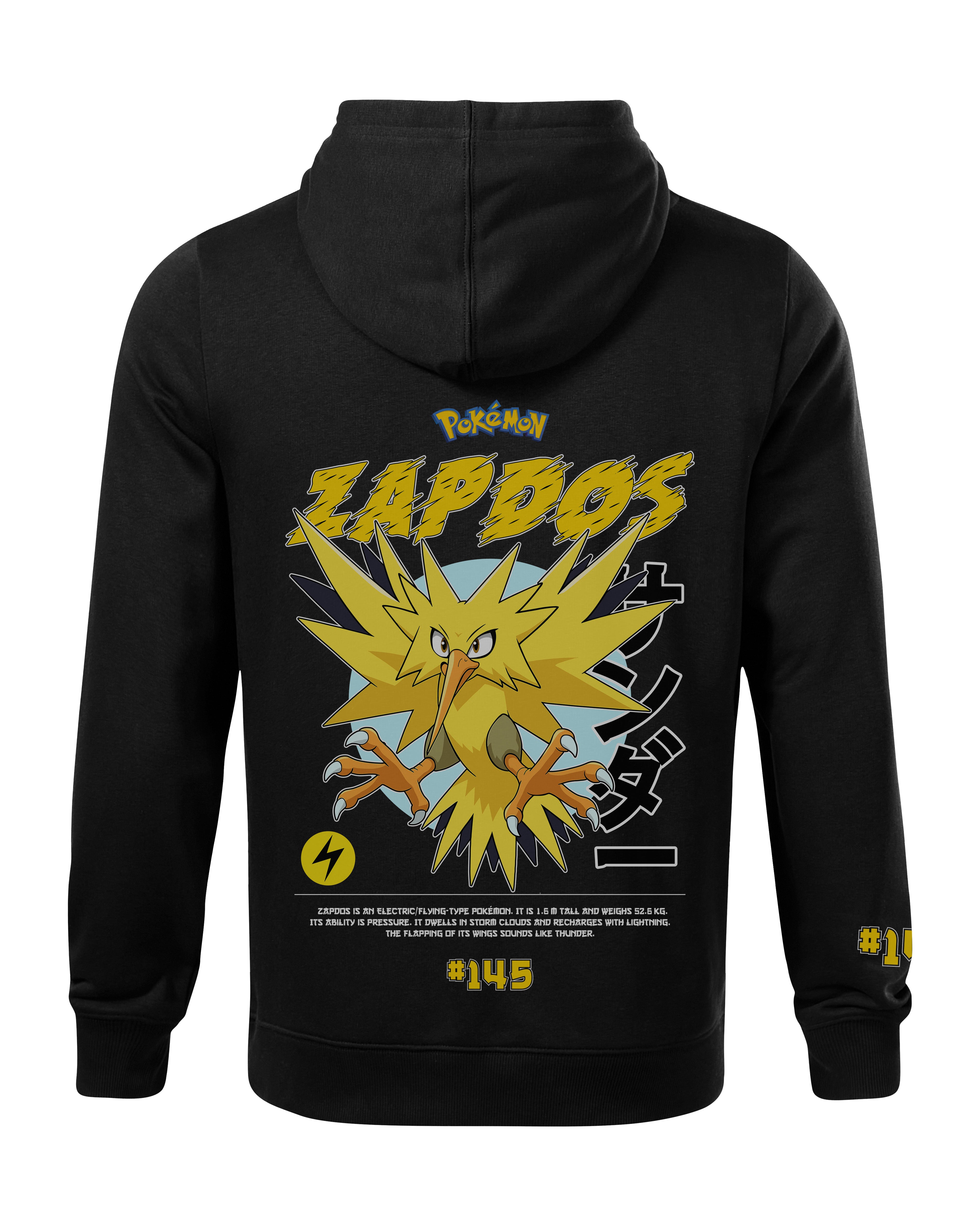 Zapdos Bluza z kapturem 320g