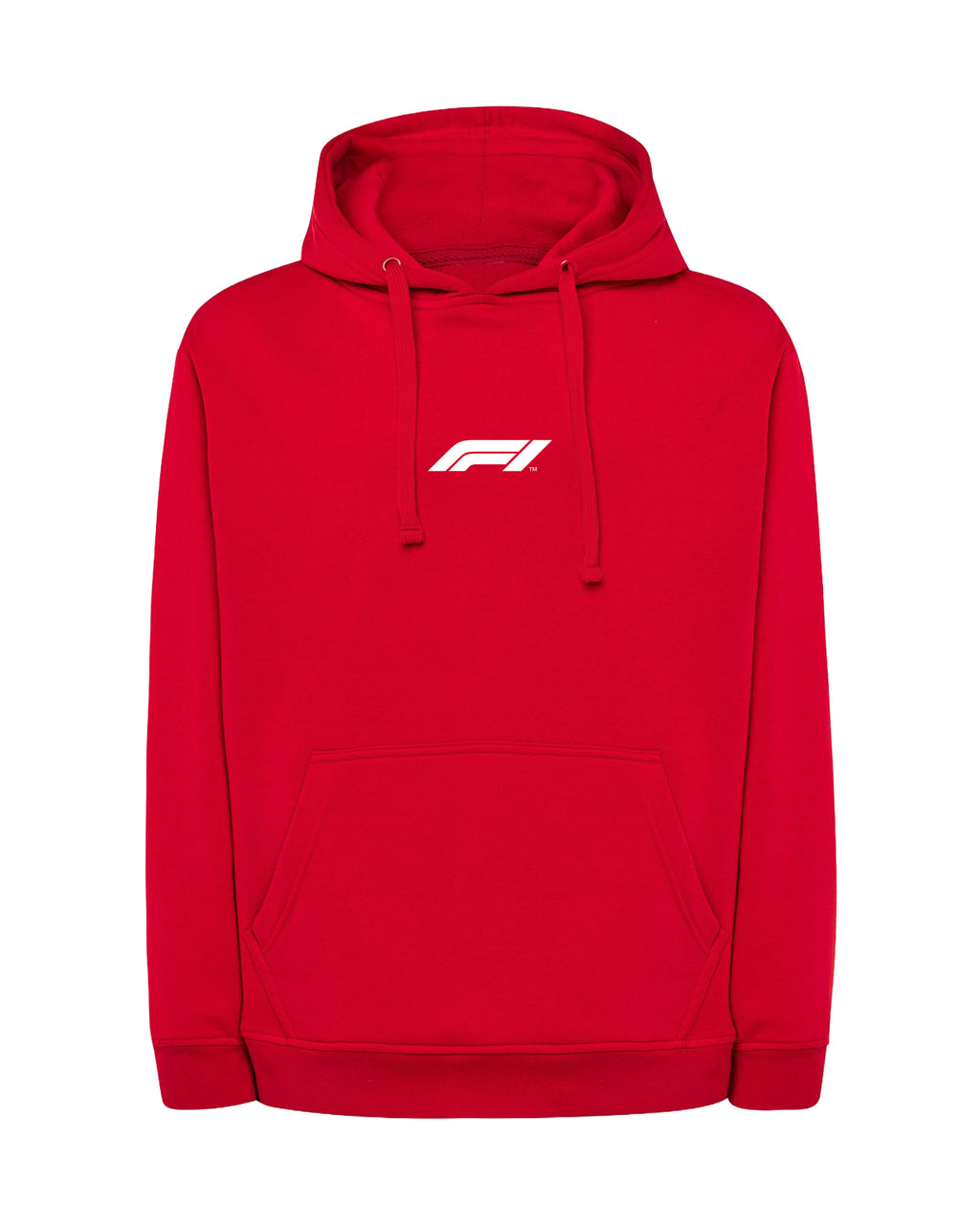 F1 Bluza z kapturem 320g czarna/czerwona