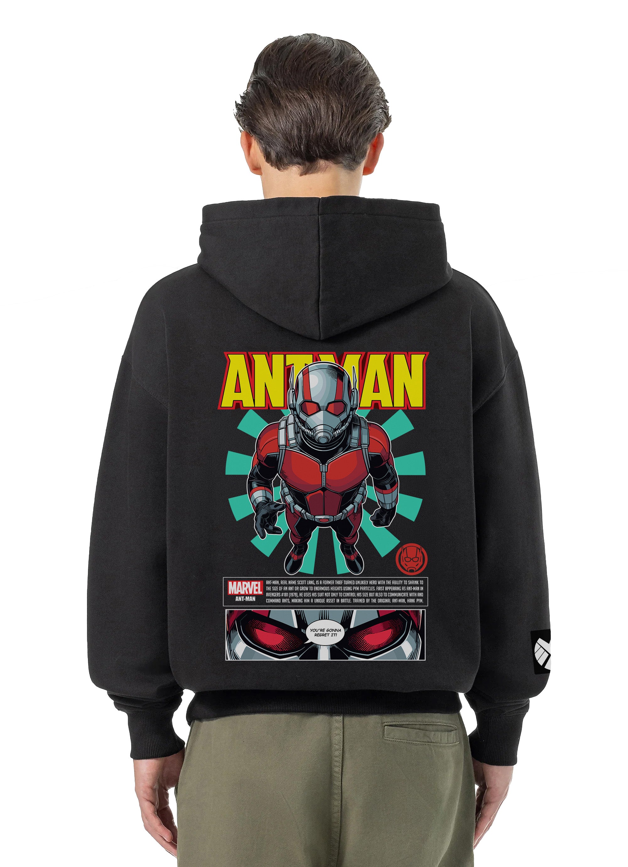 Ant Man Bluza Oversize z kapturem 320g