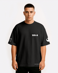 BB-8 Oversize T-shirt Unisex biała/czarna
