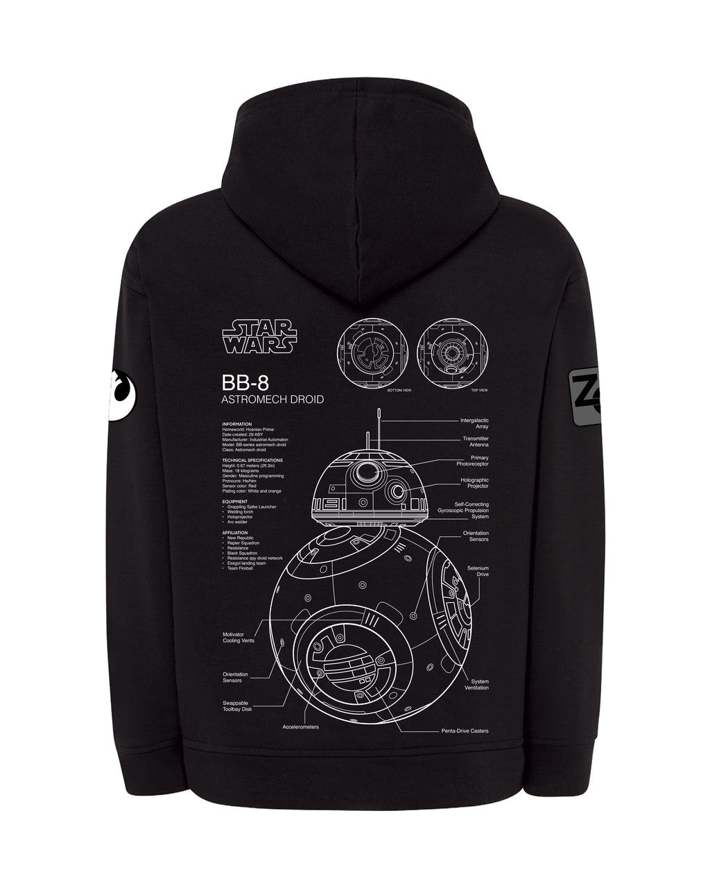 BB-8 Bluza z kapturem 320g