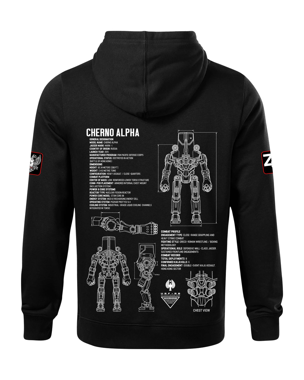 Cherno Alpha Bluza z kapturem 320g