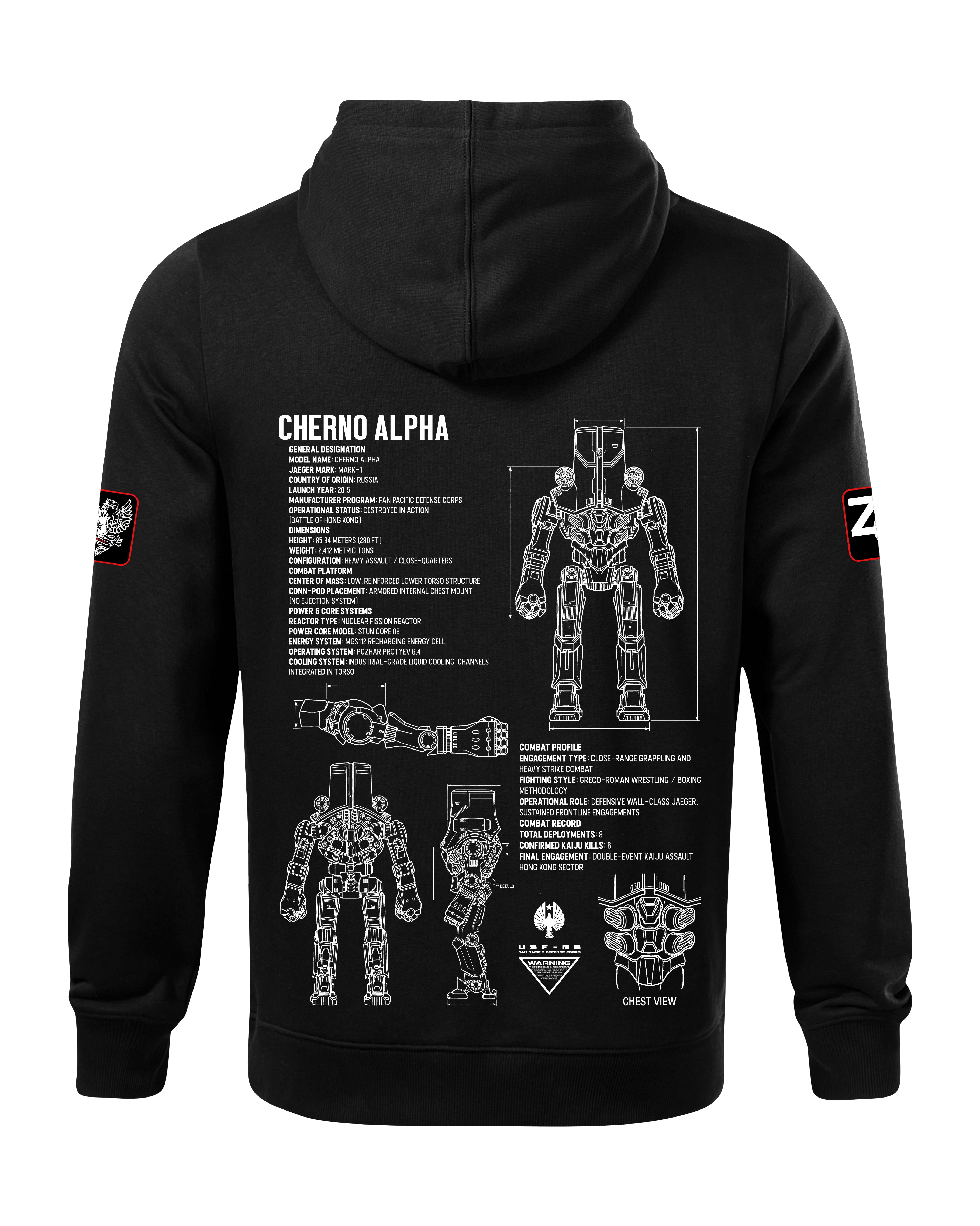 Cherno Alpha Bluza z kapturem 320g