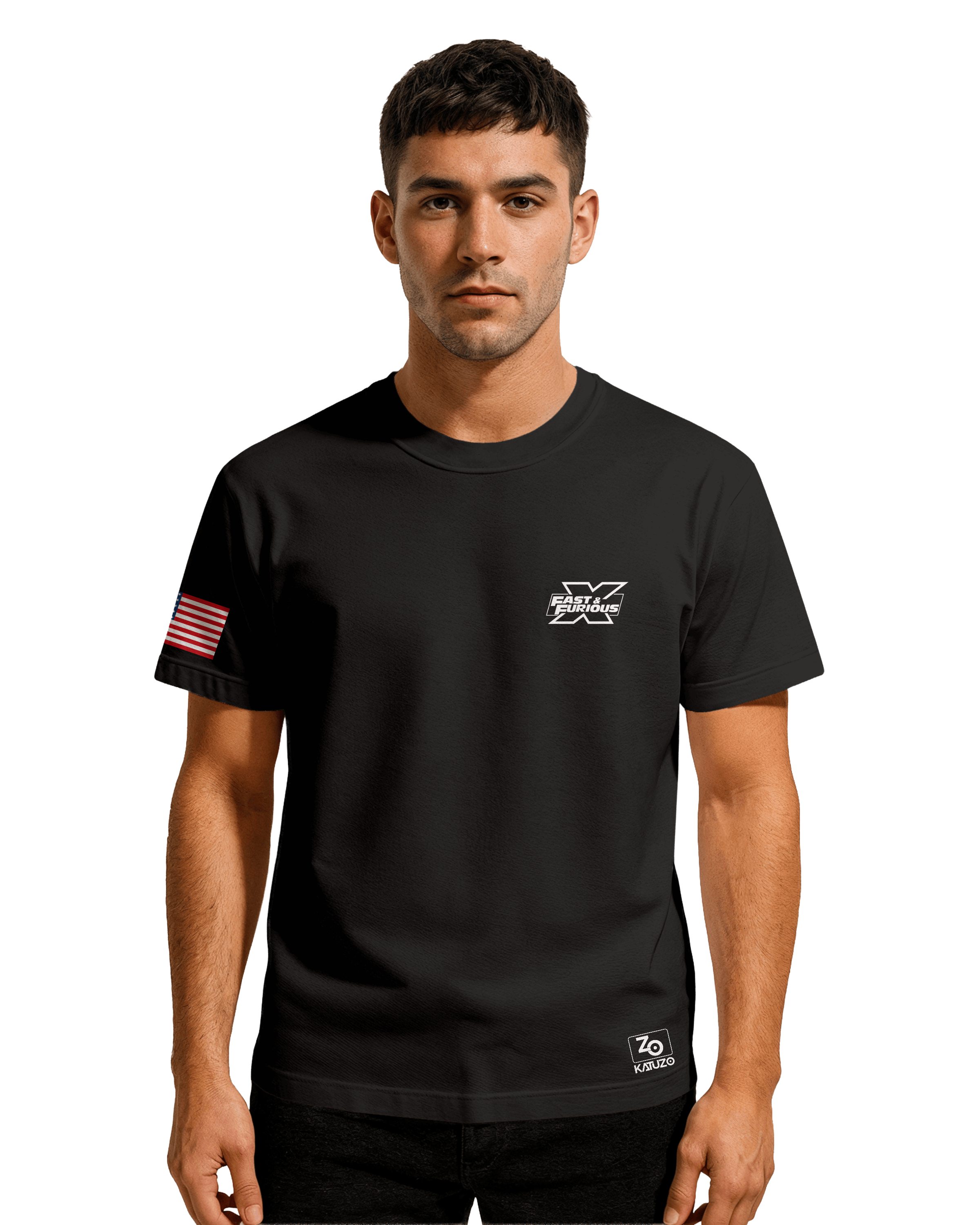 Dodge Charger T-shirt Classic Unisex biała/czarna