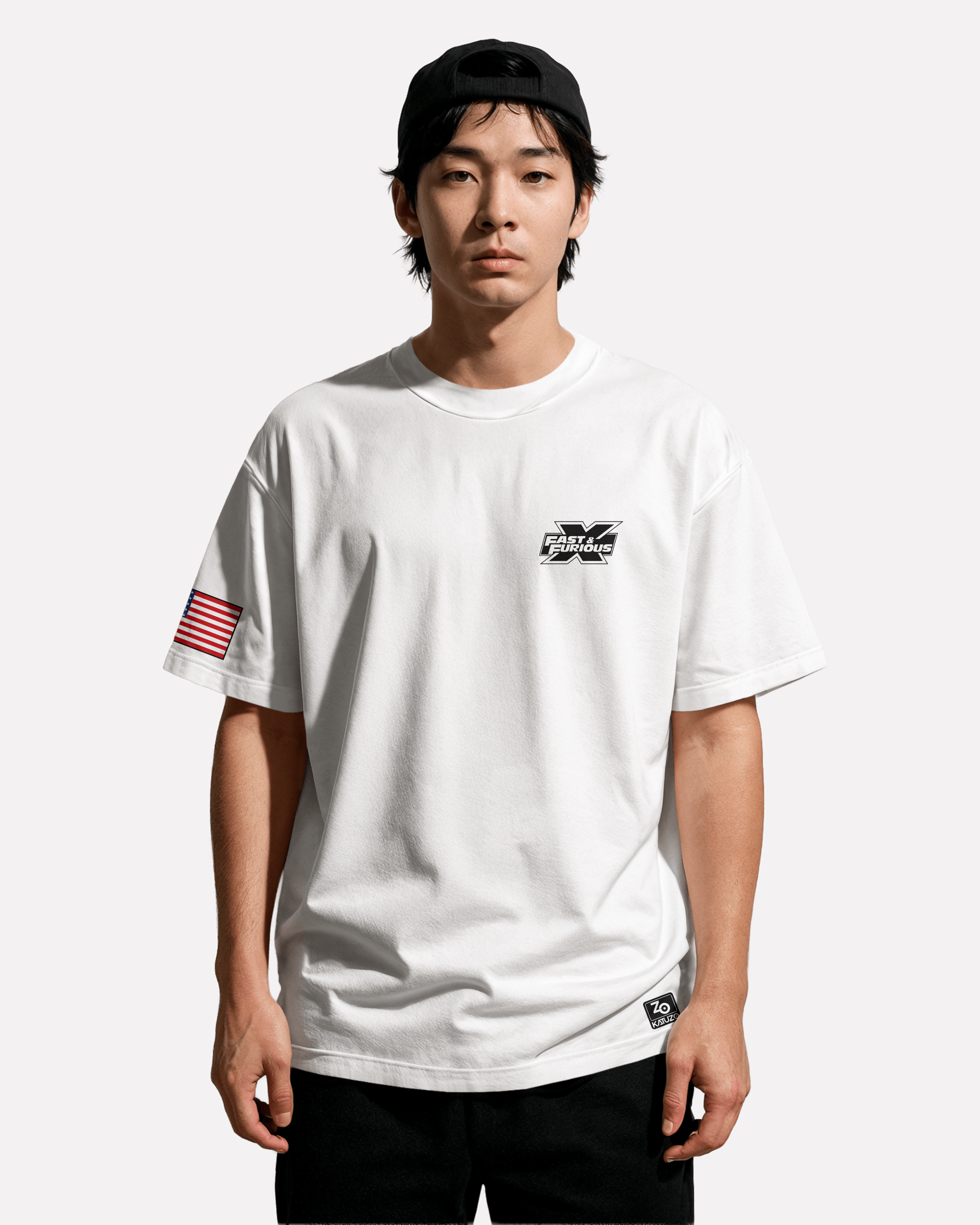 Ford F-150 T-shirt Classic Unisex biała/czarna