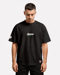 Hulk Oversize/Box T-shirt Unisex biała/czarna