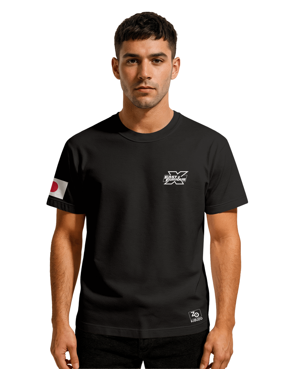 Mazda RX-7 FD T-shirt Classic Unisex biała/czarna