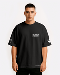 MILENIUM FALCON Oversize T-shirt Unisex biała/czarna
