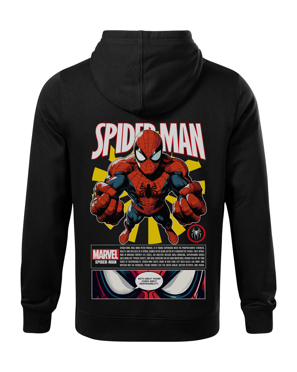 Spider Man Bluza z kapturem 320g