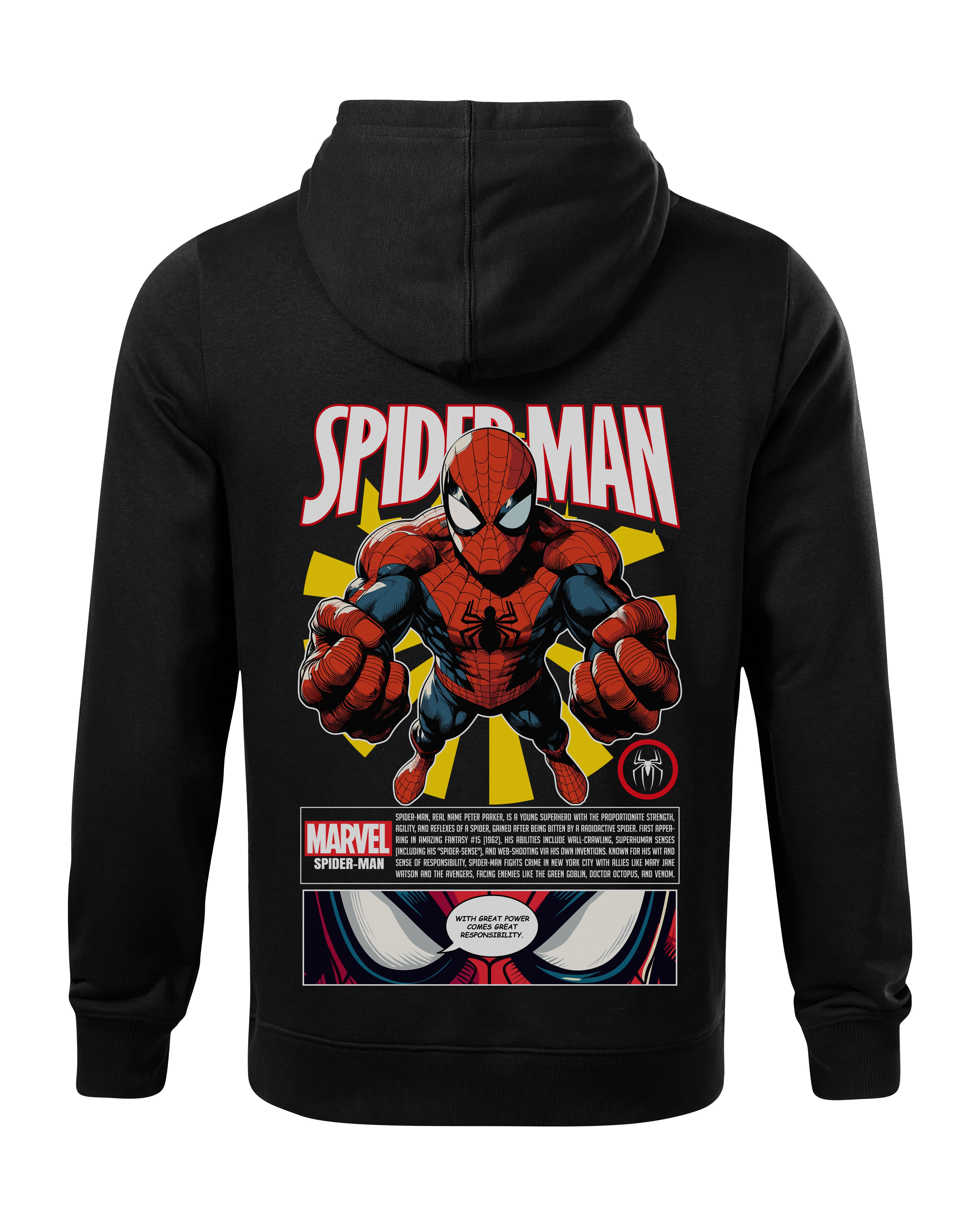 Spider Man Bluza z kapturem 320g