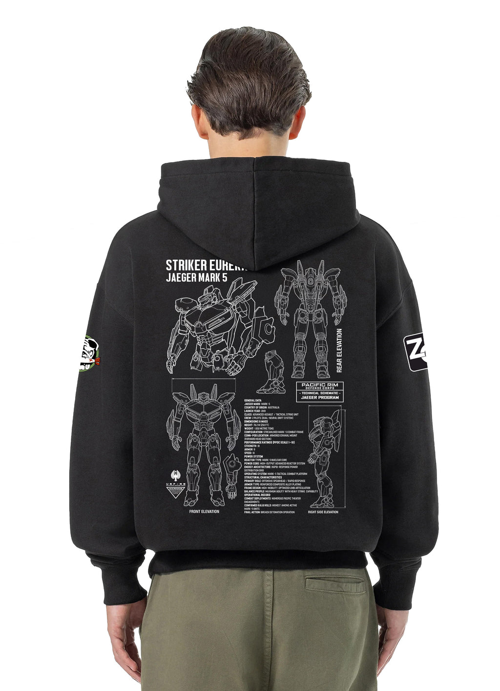 Striker Eureka Bluza Oversize z kapturem 320g
