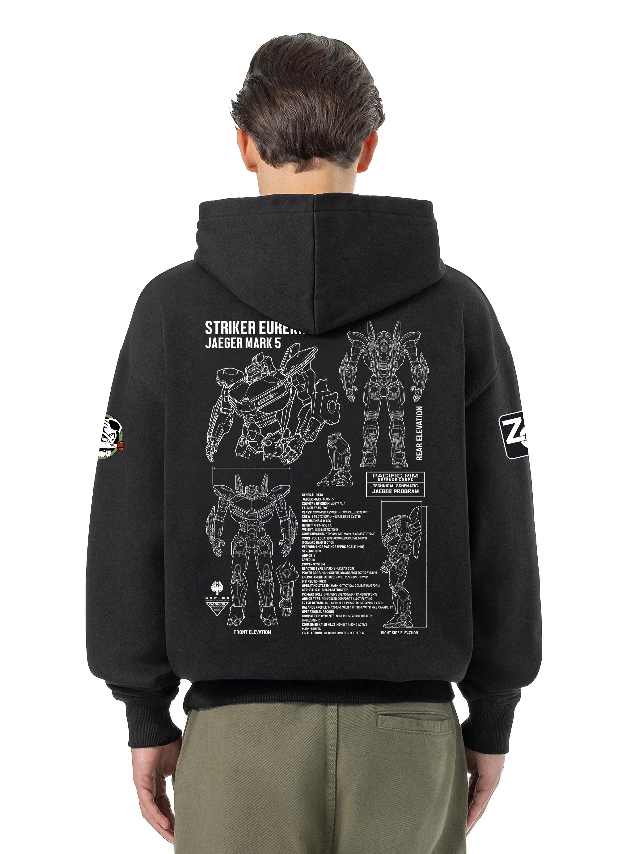 Striker Eureka Bluza Oversize z kapturem 320g