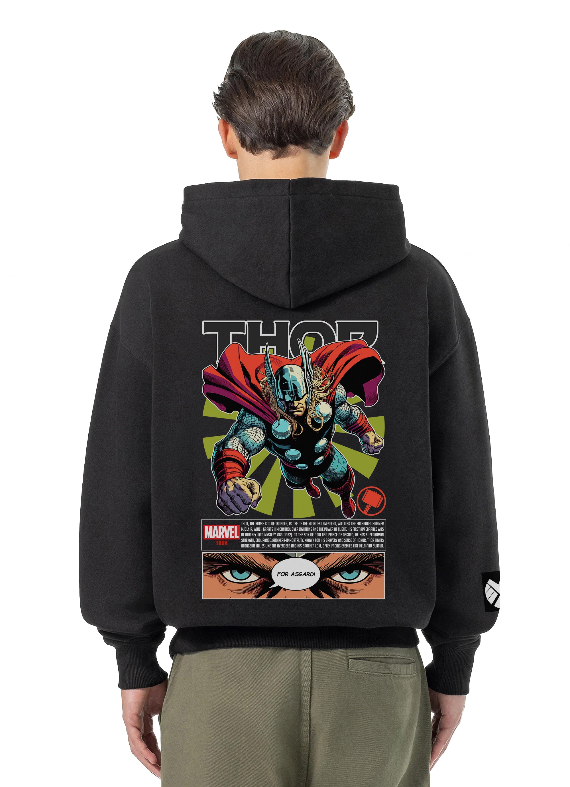 Thor Bluza Oversize z kapturem 320g