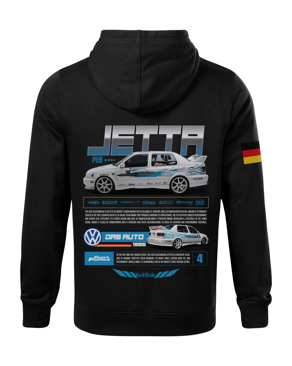 Volkswagen Jetta Bluza z kapturem 320g
