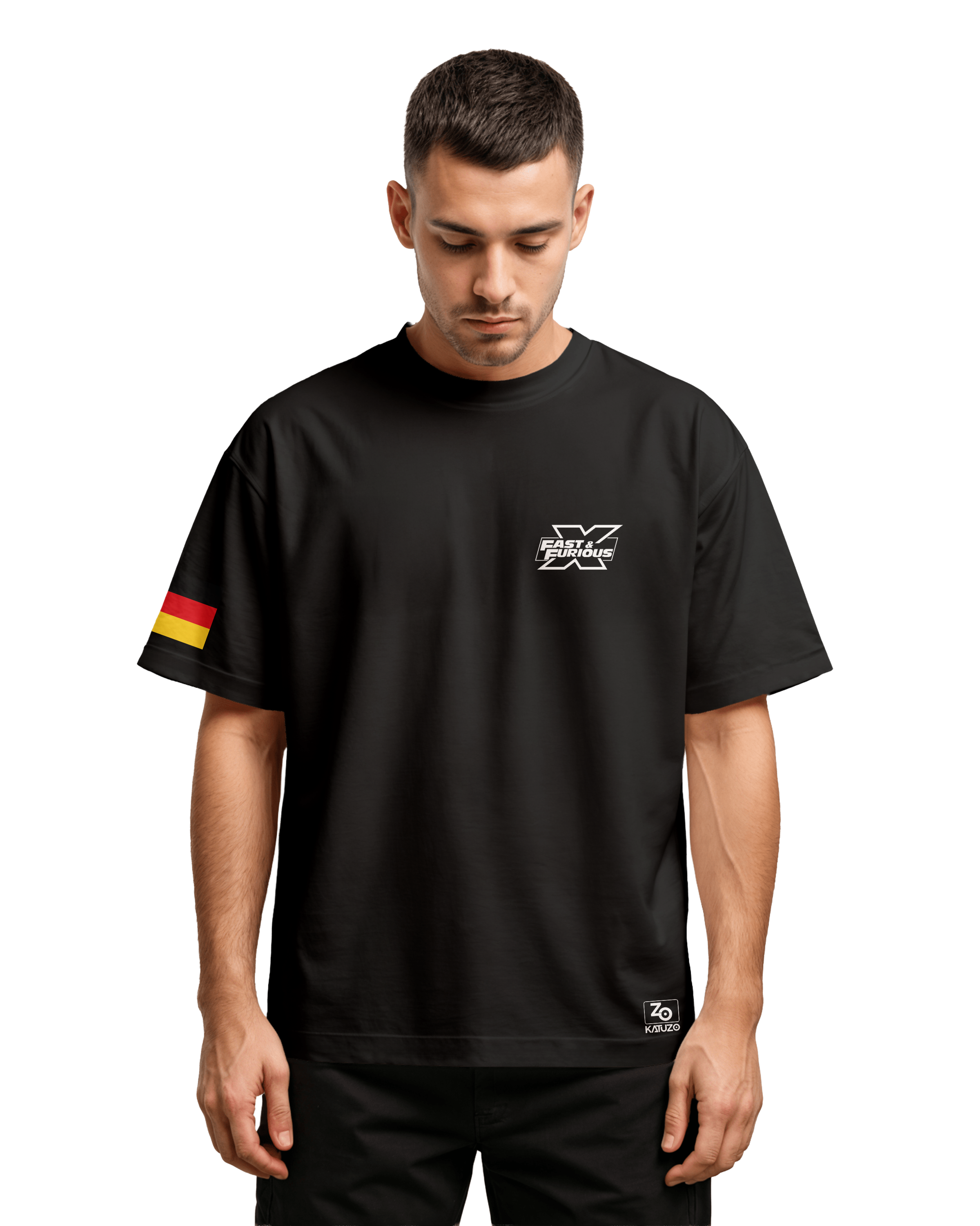 Volkswagen Jetta Oversize T-shirt Unisex biała/czarna