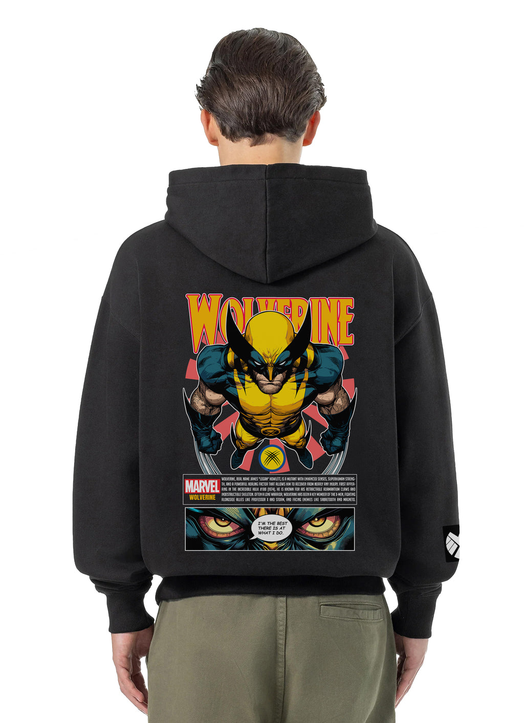Wolverine Bluza Oversize z kapturem 320g